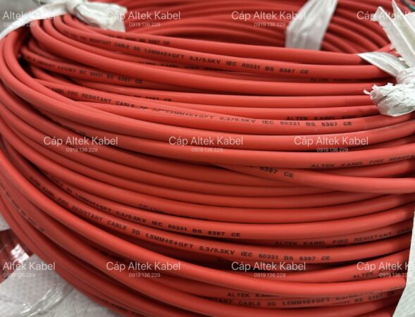 Cáp chống cháy chống nhiễu Altek Kabel 2×1.5mm2